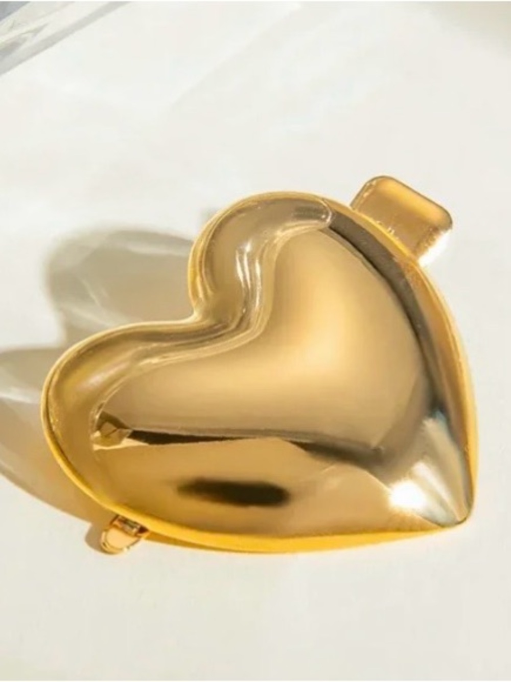 Gold Heart “Mildred” Hair Clip - Women Hair Accessory